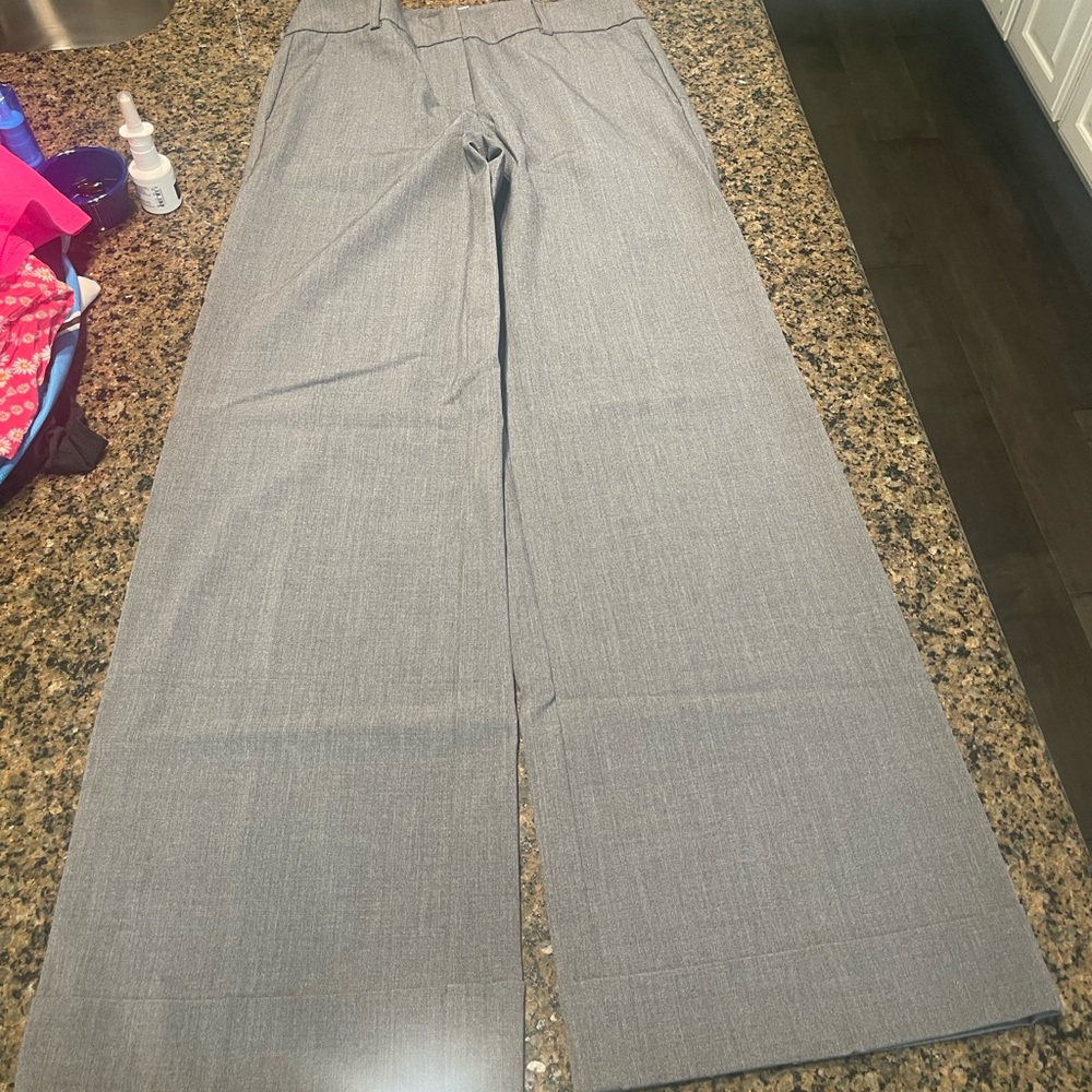 New York & Company Gray Wide Leg Pants